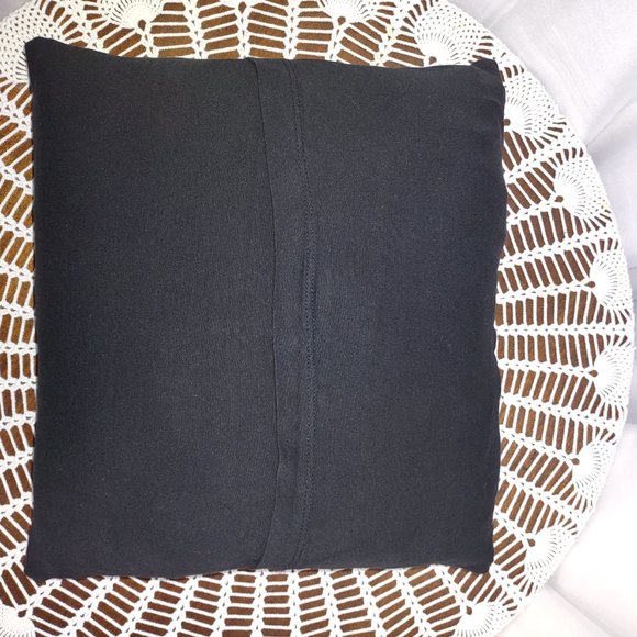 Rag Frog Revival Throw pillow COVER ONLY up-cycled size 14"x14" - Picture 2 of 4